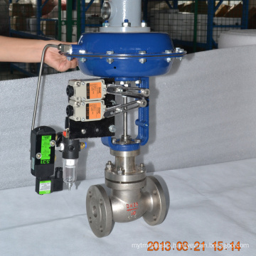 Pneumatic regulating valve water flow control valve